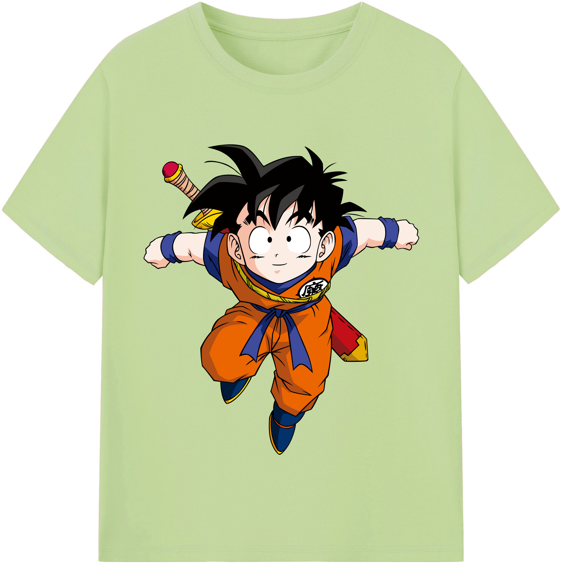 （画像用） ドラゴンボール 孫悟空（そん ごくう）Son Goku カカロット DRAGON BALL Kakarotto 綿100％半袖Tシャツ（フロントプリント）